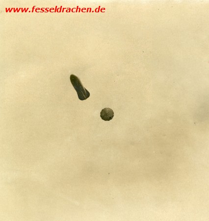 Der Korb hat den Ballon verlassen